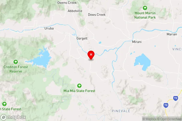 Septimus,Queensland Area Map