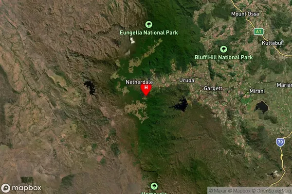 Crediton,Queensland Satellite Map