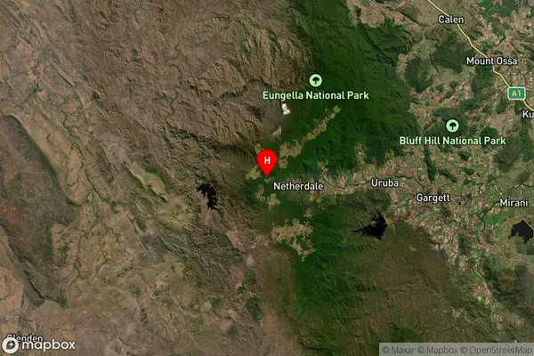 Eungella,Queensland Satellite Map