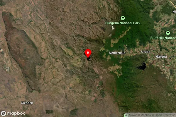 Eungella Dam,Queensland Satellite Map