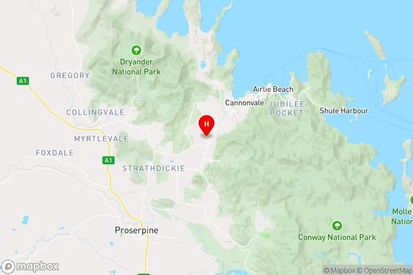 Cannon Valley,Queensland Area Map