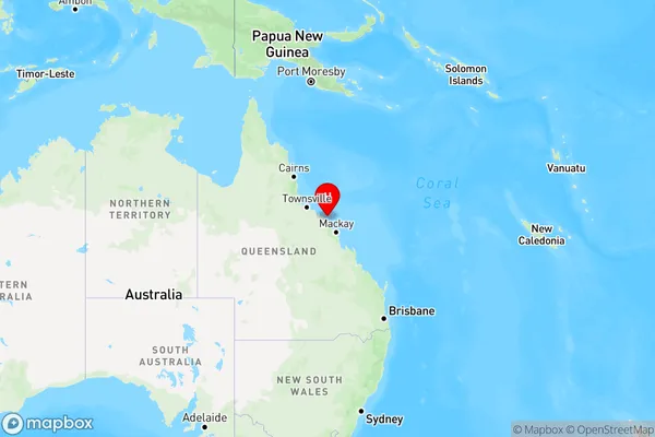 Cape Gloucester,Queensland Region Map