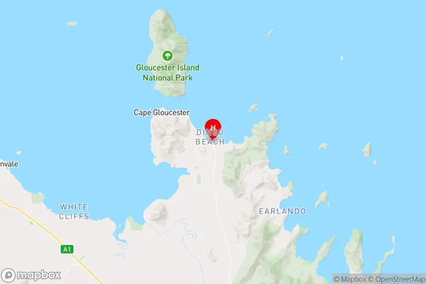 Dingo Beach,Queensland Area Map