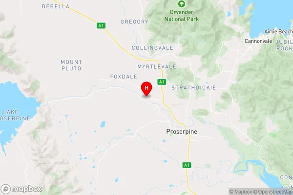 Foxdale,Queensland Area Map