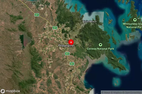 Glen Isla,Queensland Satellite Map