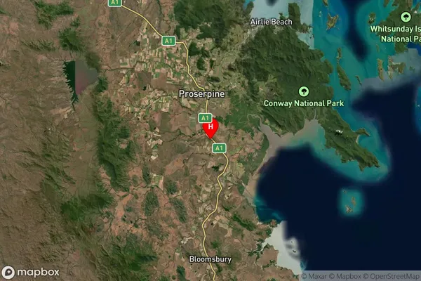 Gunyarra,Queensland Satellite Map