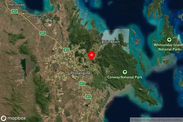 Mount Marlow,Queensland Satellite Map