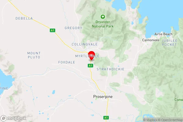 Myrtlevale,Queensland Area Map