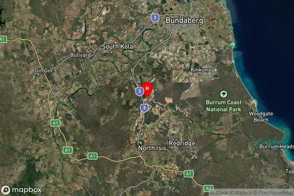 North Gregory,Queensland Satellite Map