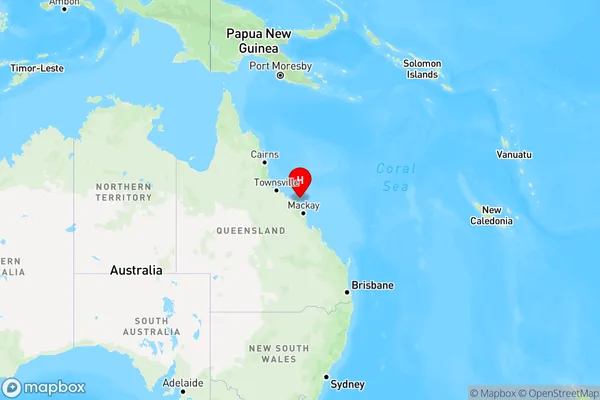 Hayman Island,Queensland Region Map