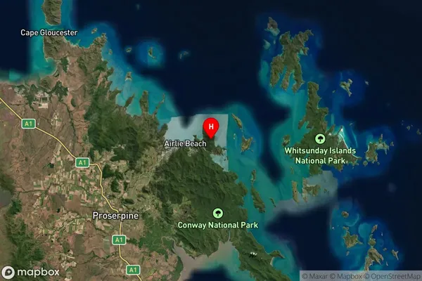 Mount Rooper,Queensland Satellite Map