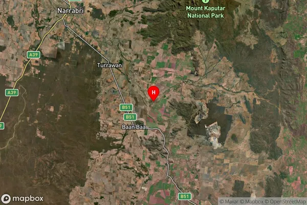 Harparary,New South Wales Satellite Map