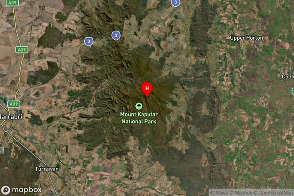 Kaputar,New South Wales Satellite Map