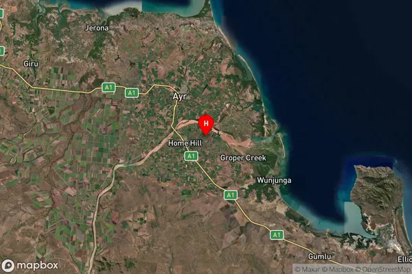 Carstairs,Queensland Satellite Map