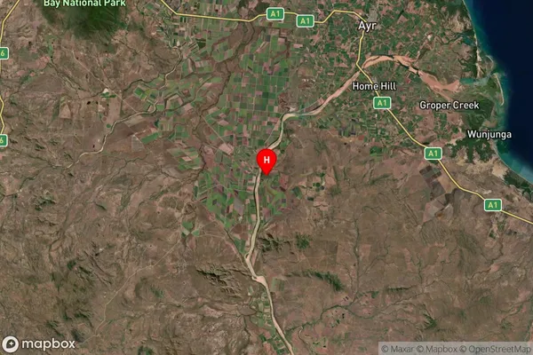 Kirknie,Queensland Satellite Map