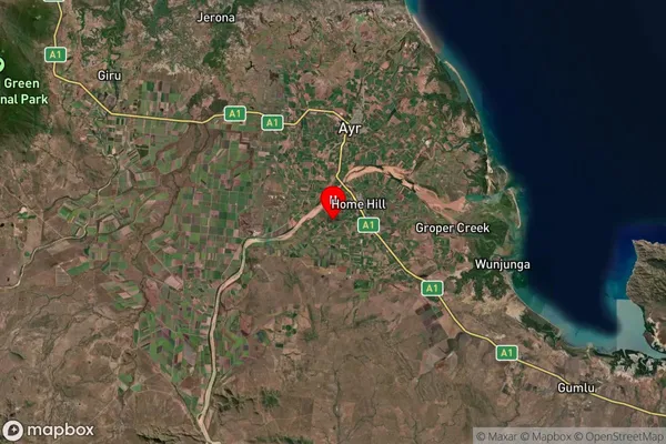 Osborne,Queensland Satellite Map