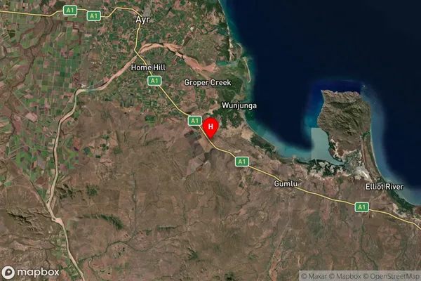 Wunjunga,Queensland Satellite Map