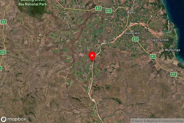 Clare,Queensland Satellite Map