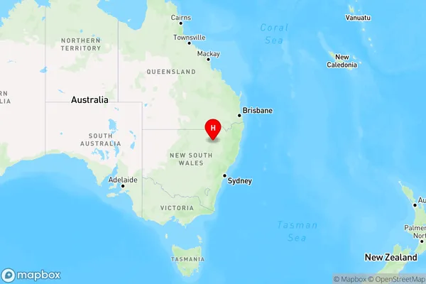 Narrabri West,New South Wales Region Map