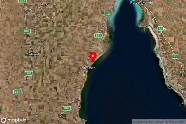 Tiddy Widdy Beach,South Australia Satellite Map