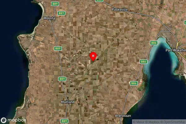 Arthurton,South Australia Satellite Map