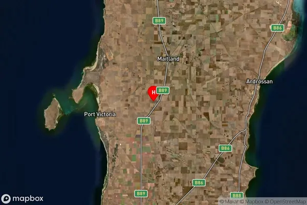 South Kilkerran,South Australia Satellite Map