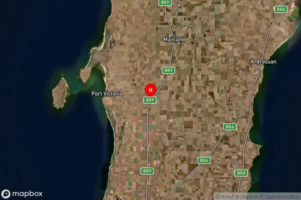 Urania,South Australia Satellite Map