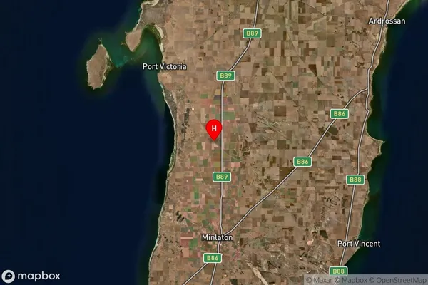 Wauraltee,South Australia Satellite Map