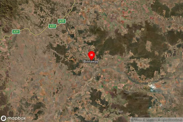 Binnaway,New South Wales Satellite Map