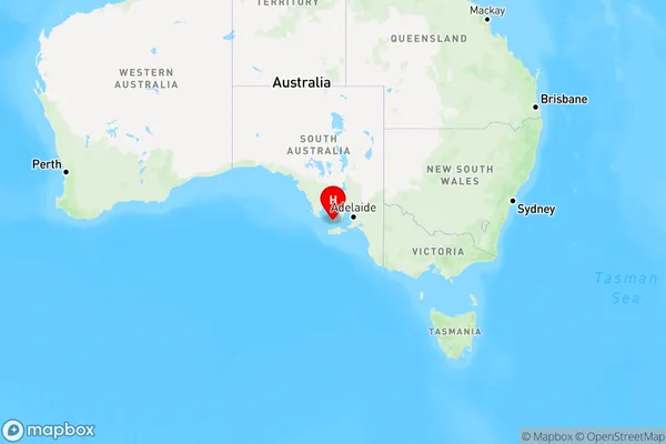 Marion Bay,South Australia Region Map