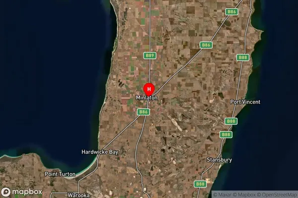 Minlaton,South Australia Satellite Map