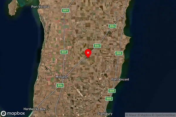 Curramulka,South Australia Satellite Map