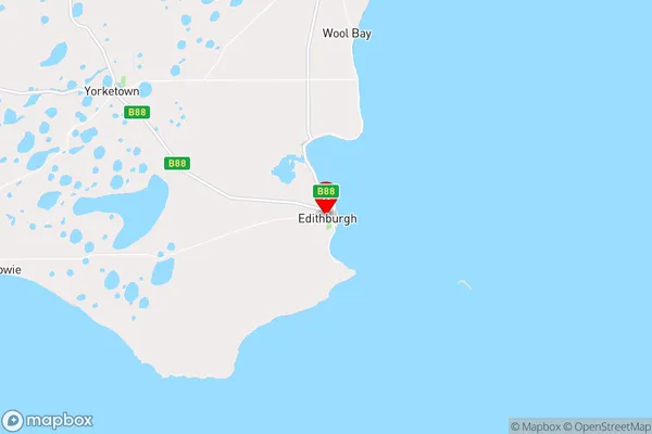 Edithburgh,South Australia Area Map