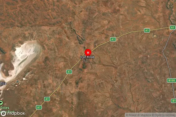 Iron Knob,South Australia Satellite Map