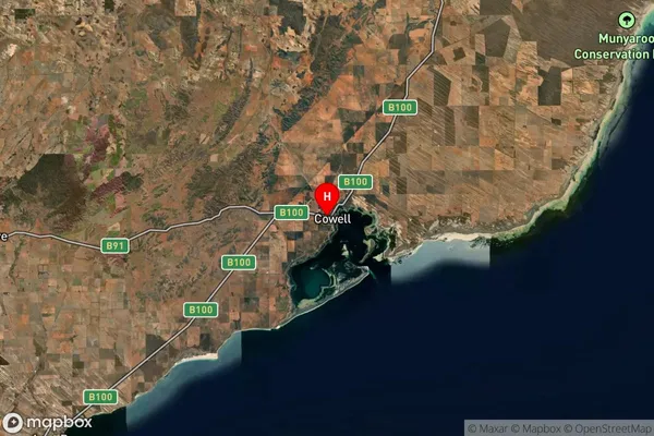 Cowell,South Australia Satellite Map