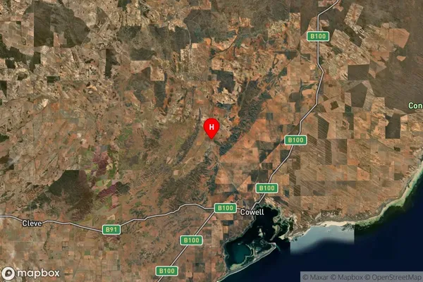 Minbrie,South Australia Satellite Map