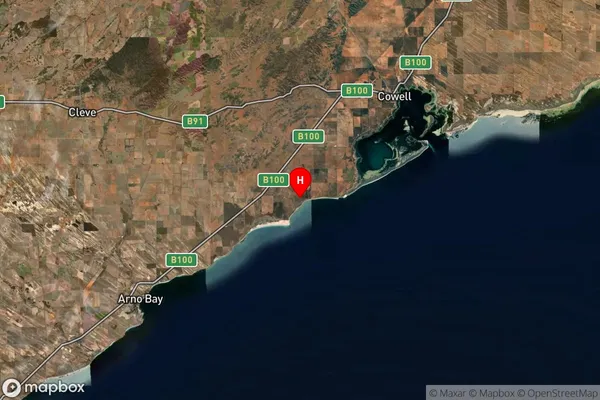 Port Gibbon,South Australia Satellite Map