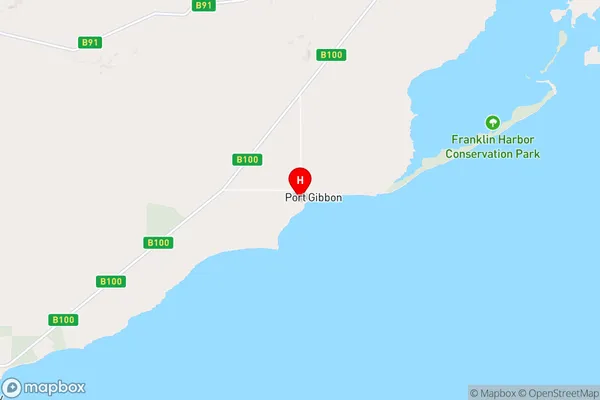 Port Gibbon,South Australia Area Map