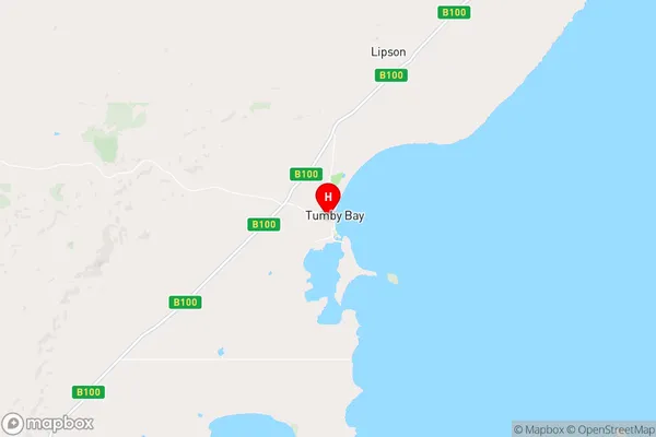 Tumby Bay,South Australia Area Map