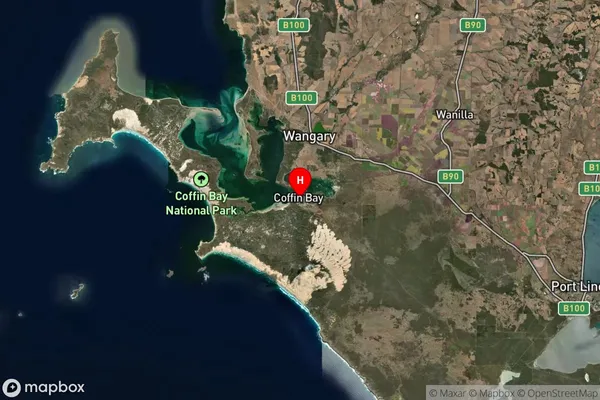 Coffin Bay,South Australia Satellite Map