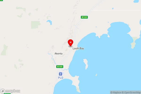 Louth Bay,South Australia Area Map