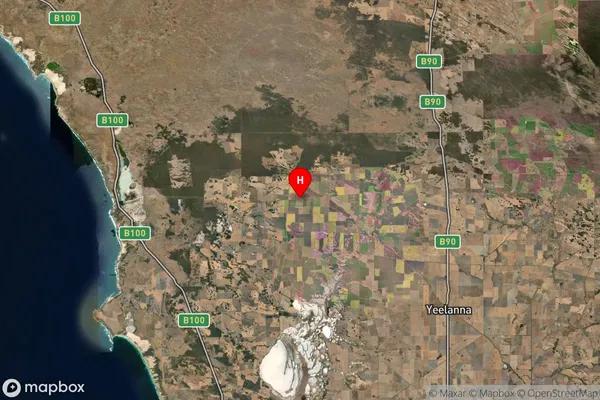 Mitchell,South Australia Satellite Map