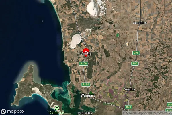 Warrow,South Australia Satellite Map