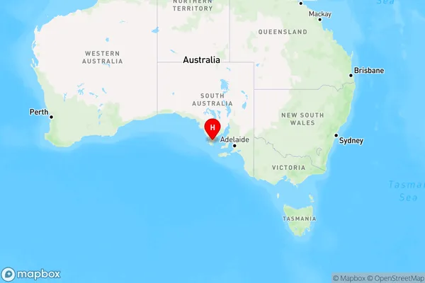 Whites Flat,South Australia Region Map