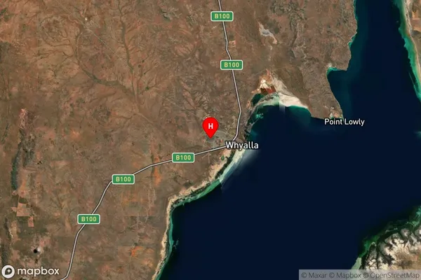 Whyalla Stuart,South Australia Satellite Map