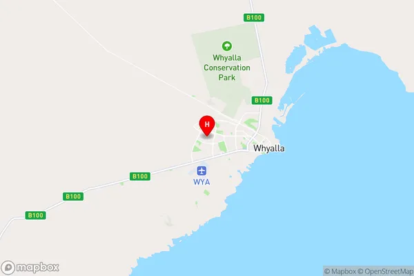 Whyalla Stuart,South Australia Area Map