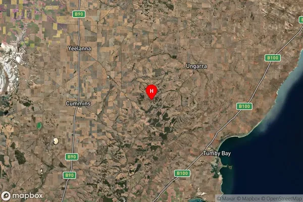 Cockaleechie,South Australia Satellite Map