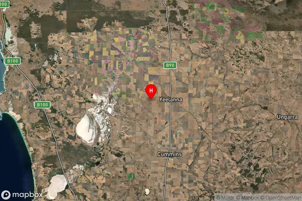 Yeelanna,South Australia Satellite Map