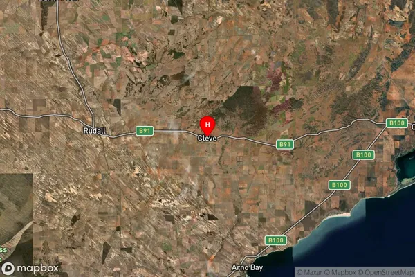 Cleve,South Australia Satellite Map