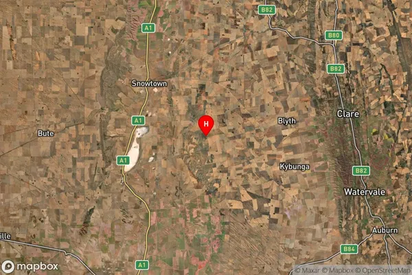 Everard Central,South Australia Satellite Map